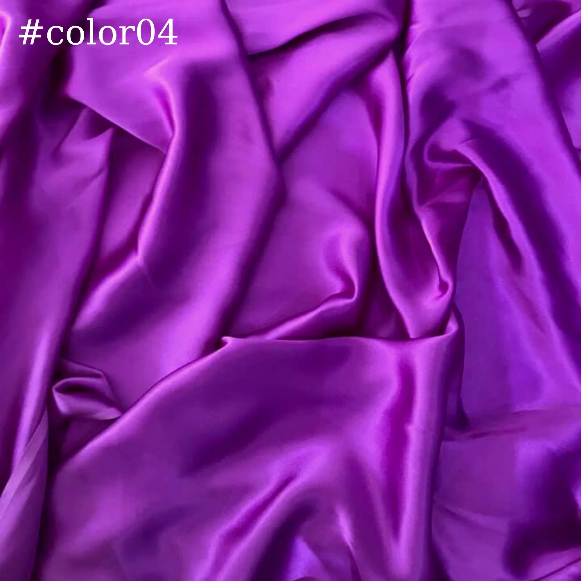 100% PURE MULBERRY SILK fabric by the yard – Satin silk fabric – 19mm - Organic fiber - Gift for women - Solid color satin