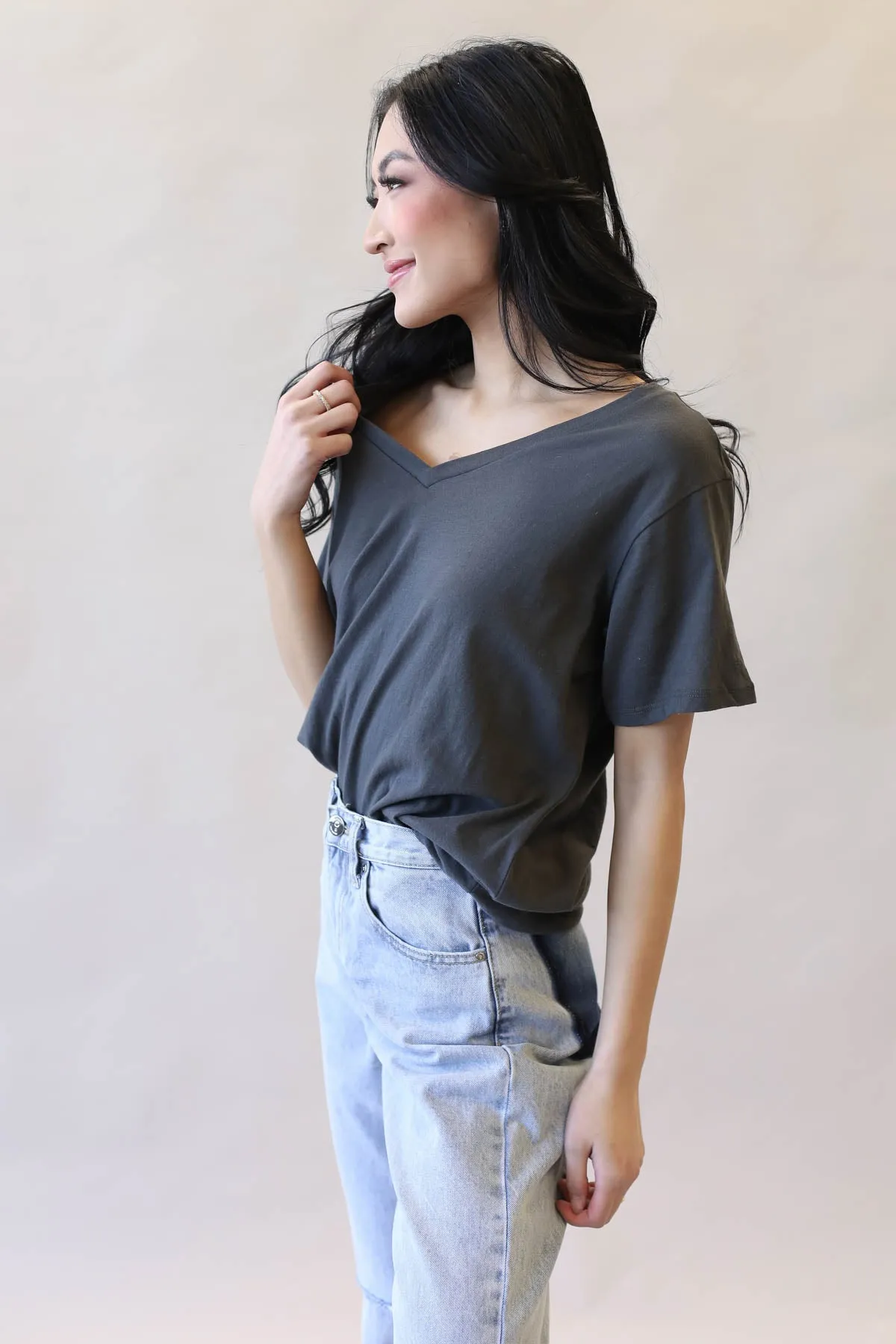 Boyfriend V-Neck Tee