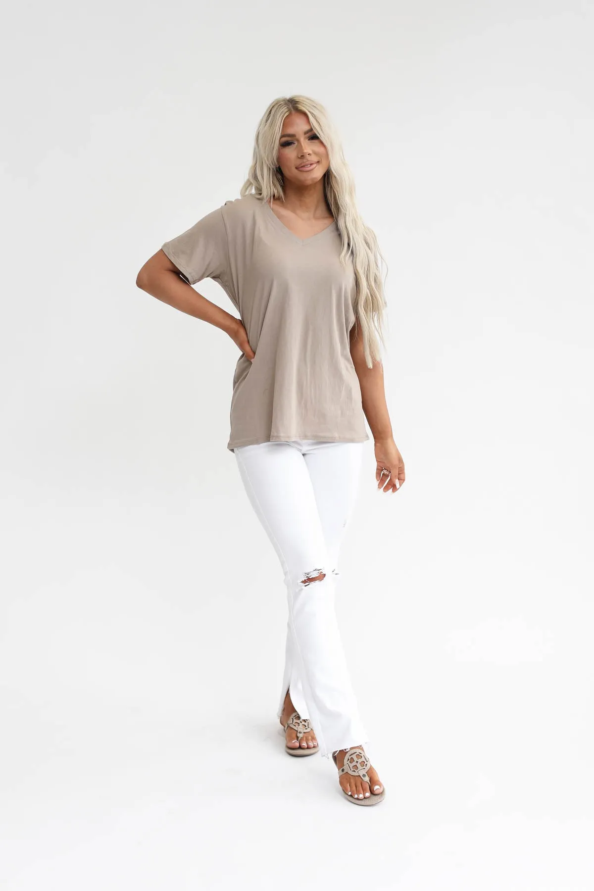 Boyfriend V-Neck Tee