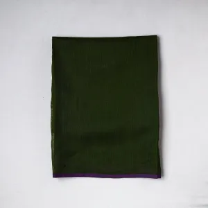 Green - Traditional Chanderi Silk Handloom Precut Fabric (1 meter)