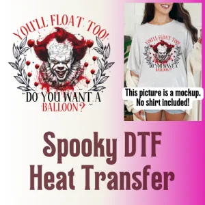 Heat Transfer, Horror Halloween, No shirt