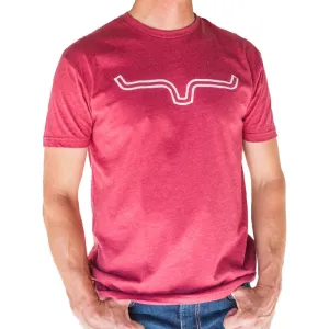 Kimes Ranch Men's Outlier Cardinal Cotton Blend Tee T-Shirt