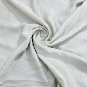 Light Grey Solid Bemberg Silk Fabric