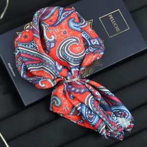 Peluche Beautiful Paisley  Pocket Square For Men