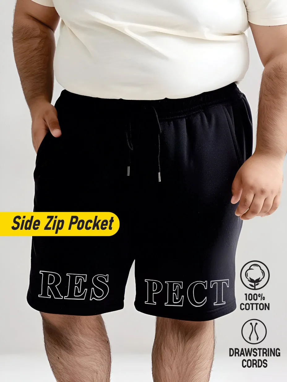 Respect Cotton Plus Size Shorts