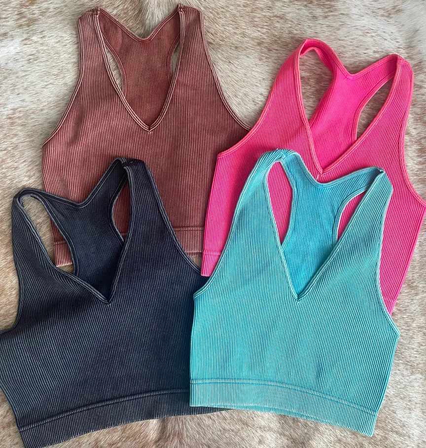 Ribbed Seamless Tanks