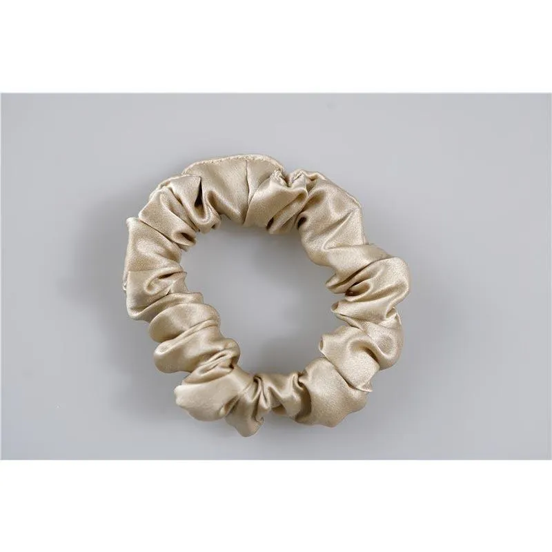 Silk Scrunchies Classic Light Beige