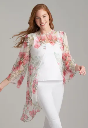 Suzanne Silk Opera Jacket in Angels Trumpet