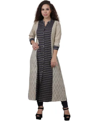 Women's Printed Cotton Straight Kurta